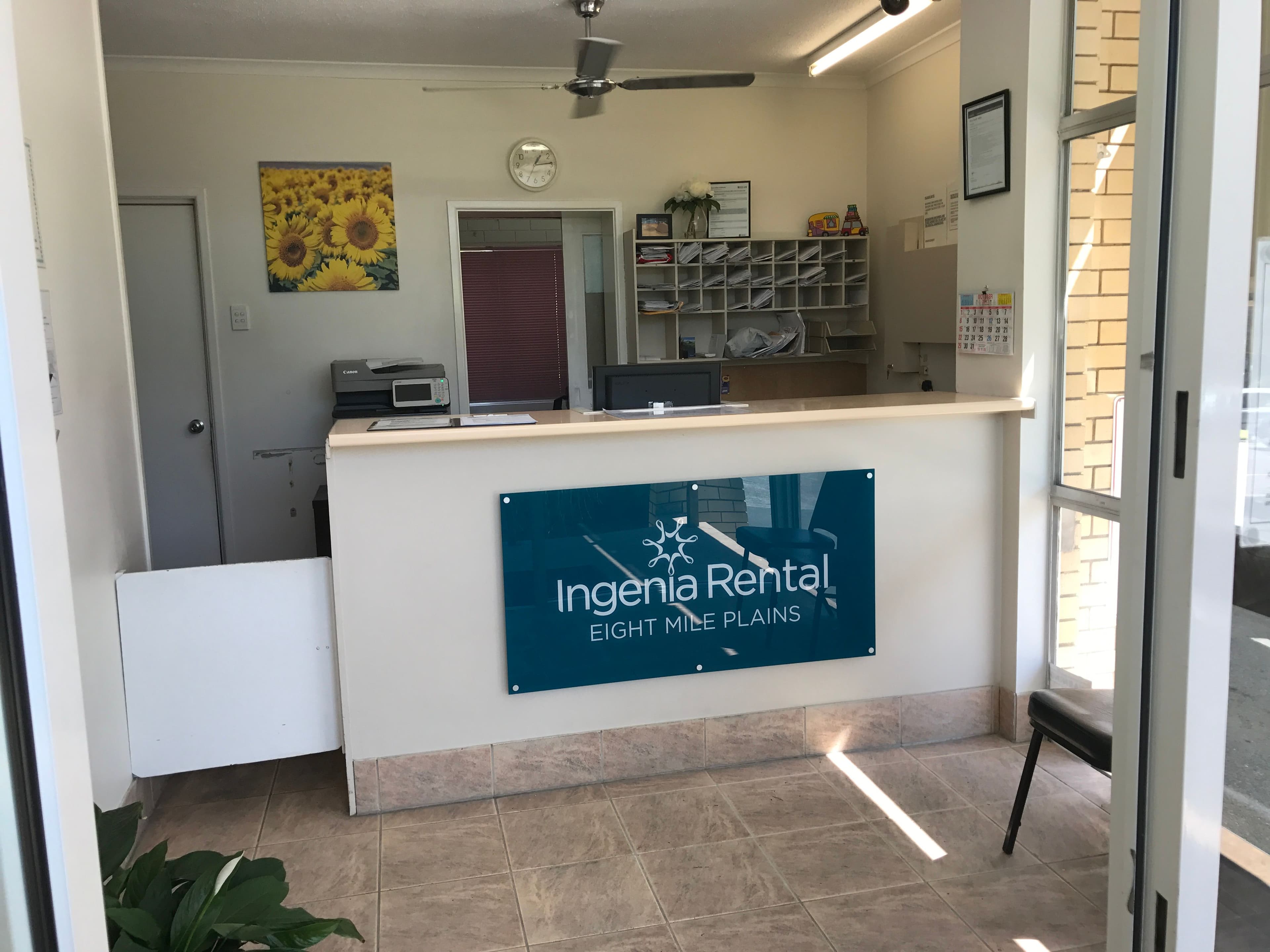 Ingenia Rental Eight Mile Plains reception